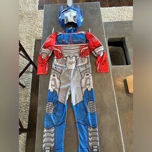 Kids Optimus Prime Transformers costume with mask